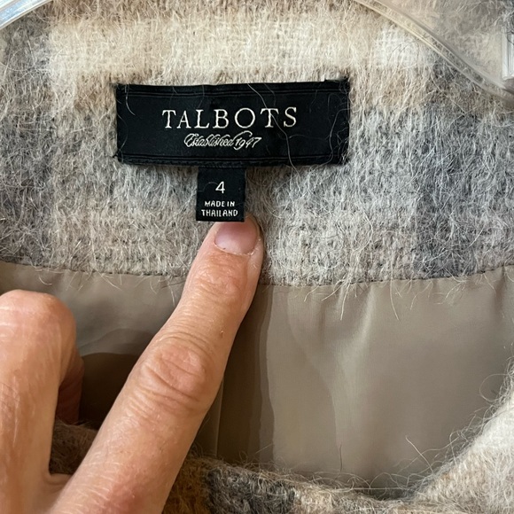 Talbots Alpaca Wool jacket size 4 - Picture 4 of 4